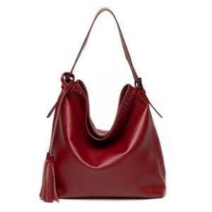 LAGGO The Reed Hobo Studded Leather Purse